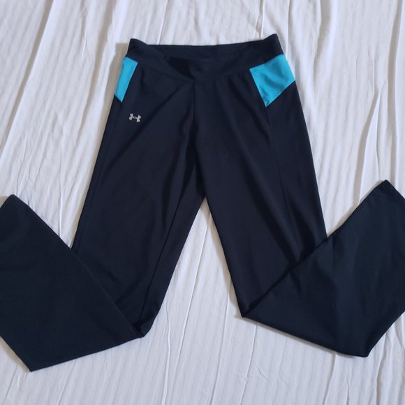 Under Armour All Season Gear Workout Yoga Pants Wide Leg Size Small - Picture 1 of 7